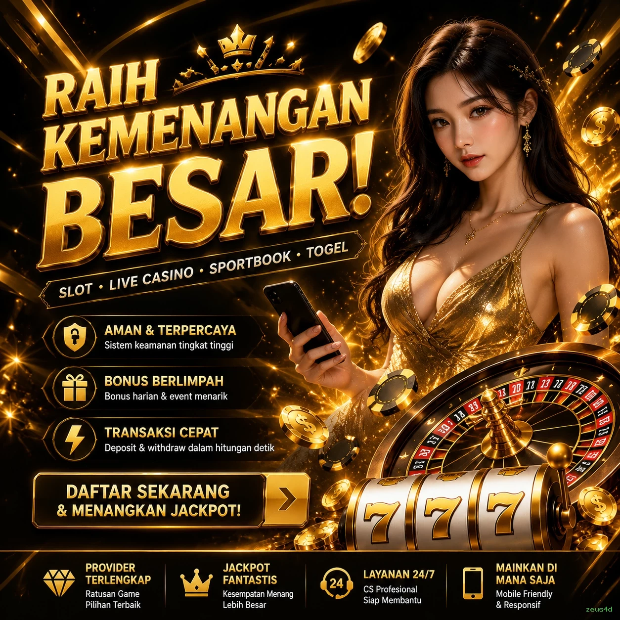 Ikon aplikasi zeus4d resmi